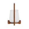 HURRICANE ANOSY GLASS CLEAR & WOOD NATURAL 21.5X35CM - Image 3