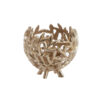 TEALIGHT HOLDER FAMARI ANTIQUE GOLD 10X9CM