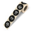 GIFT STICKERS TEXT MIX BLACK & WHITE 5CM