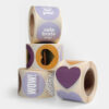 GIFT STICKERS LETS PARTY WARM 5CM - Image 3