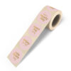 GIFT STICKERS TEXT MIX PINK & GOLD 5CM