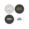 GIFT TAGS ROUND MOLD SPRING 7CM
