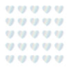 GIFT STICKERS MULTI COLOUR HOLOGRAPHIC HEARTS 2.2CM - Image 2
