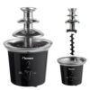CHOCOLATE FOUNTAIN BESTRON 60W BLACK 15.5X15.5X24.5CM