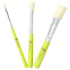 SET OF 3 STENCIL BRUSHES 18X5X1CM - Image 2