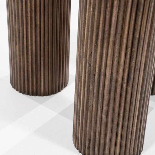 DINING TABLE XAVI 130X130X77CM - Image 3