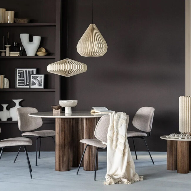 DINING TABLE XAVI 130X130X77CM - Image 6