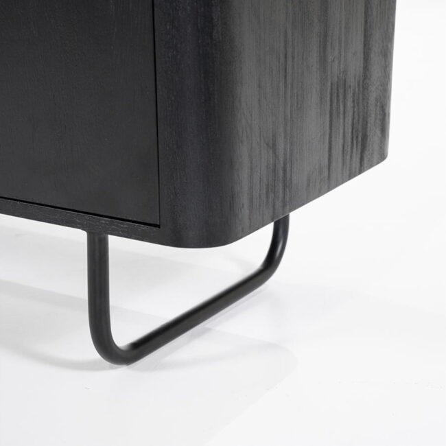 TV CABINET JAMES BLACK 180X40X61CM - Image 3