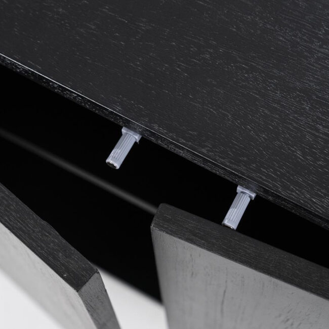 TV CABINET JAMES BLACK 180X40X61CM - Image 5