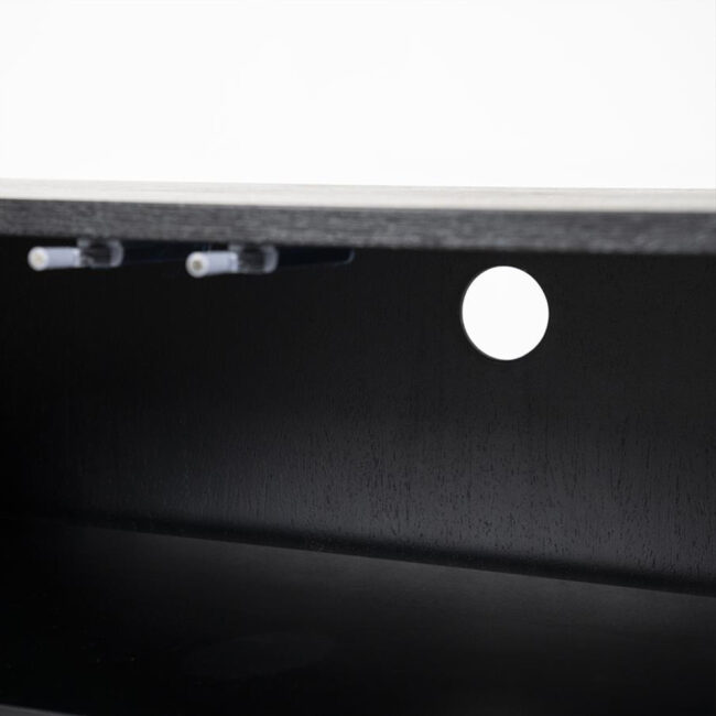 TV CABINET JAMES BLACK 180X40X61CM - Image 6