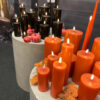 LED DINNER CANDLE BLACK 2.2X24CM 2PCS - Image 2