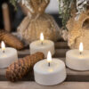 LED JUMBO TEALIGHT CANDLE WHITE 6.1X4.5CM 2PCS - Image 2
