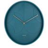 WALL CLOCK ECHELON CIRCULAR DARK BLUE 4.5X40CM