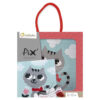 PIX GALLERY BOX CROSS STITCH CAT 15X1.5X19CM