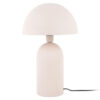 TABLE LAMP BOAZ LARGE IRON TEXT GREY 31X43CM