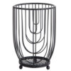 UTENSIL HOLDER WIRED METAL BLACK 15X13CM