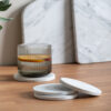 COASTER SET PURE MARBLE WHITE 10X1CM 4PCS - Image 2