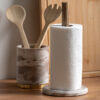 UTENSIL HOLDER MARBLE BROWN 11X15CM - Image 2