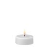 LED JUMBO TEALIGHT CANDLE WHITE 6.1X4.5CM 2PCS
