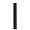 LED DINNER CANDLE BLACK 2.2X24CM 2PCS