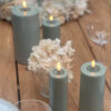 LED CANDLE SALVIE GREEN 7.5X15CM - Image 2