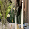 DINNER LED CANDLE SHINY CREAM 2.2X28CM 2PCS - Image 2