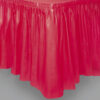 PLASTIC TABLE SKIRT RED 73CMX4M