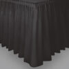 PLASTIC TABLE SKIRT BLACK 73CMX4M