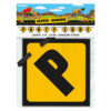 BLOCK BANNER CONSTRUCTION PARTY ZONE 2.74M - Image 2