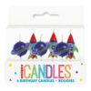CANDLE PICKS OUTER SPACE 7CM 6PCS - Image 2