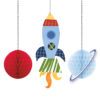 HANGING HONEYCOMB OUTER SPACE 3PCS