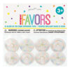 SPINNING TOPS GOLW IN THE DARK FAVORS 8PCS