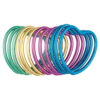 BRACELET FAVOUR SHINY HEART 7CM 12PCS