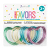 BRACELET FAVOUR SHINY HEART 7CM 12PCS - Image 3