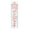 BANNER HAPPY 30TH BIRTHDAY ROSE GOLD GLITZ 2.74M - Image 2