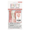 LATEX BALLOONS NUMBER 18 ROSE GOLD GLITZ 30CM 6PCS - Image 2