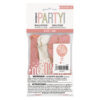 LATEX BALLOONS NUMBER 50 ROSE GOLD GLITZ 30CM 6PCS - Image 2