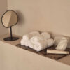 TRAY MARBLE BROWN 40X20CM - Image 2