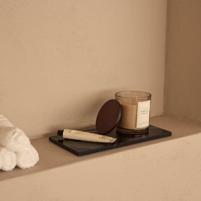 TRAY MARBLE BLACK 40X20CM - Image 6