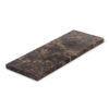 TRAY MARBLE BROWN 10X25CM