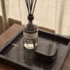 TRAY WITH EDGE MARBLE BLACK 30X30CM - Image 3