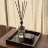 TRAY WITH EDGE MARBLE BLACK 30X30CM - Image 2