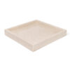 TRAY WITH EDGE MARBLE BEIGE 30X30CM
