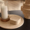 TRAY MARBLE BEIGE 30CM - Image 2