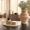 COASTERS ORGANIC BEIGE 10X10X1CM 4PCS - Image 2