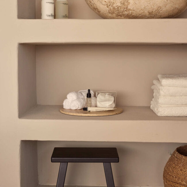 TRAY ROUND TRAVERTINE 30CM - Image 3