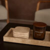 COASTERS ORGANIC TRAVERTINE 10X10X1CM 4PCS - Image 2
