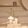 TRAY WITH EDGE TRAVERTINE 30X30CM - Image 2