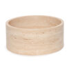 FRUITBOWL TRAVERTINE 24X10CM