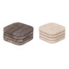 COASTERS ORGANIC TRAVERTINE 10X10X1CM 4PCS